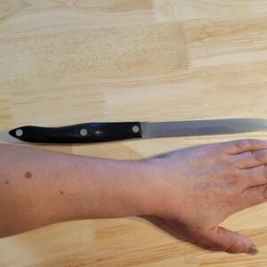 Cutco Serrated Knife with Silver Blade